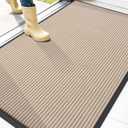 OLANLY Front Door Mat 47x32, Waterproof Heavy-Duty Indoor Outdoor Doormat