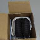 LUCKYPAW Dog Shoes for Large Medium Dogs, Breathable Dog Boots for Hot Pavement, Paw Protectors for Summer Walking Hiking Winter Snow Outdoor, No Slip Reflective Booties for Hardwood Floor-Black,6