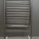 SONGMICS Clothes Drying Rack, with Sock Clips, Metal Laundry Rack, Foldable, Space-Saving, Free-Standing Airer, with 2 Height-Adjustable Gullwings, Indoor Outdoor Use, Silver and White ULLR052W01