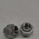 304 Stainless Steel Union 3/4" NPT Female Thread Cast Pipe FittingPack of 2)