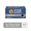 Victor Allen's Coffee Italian Roast, Dark Roast, 80 Count, Single Serve Coffee Pods for Keurig K-Cup Brewers (EXP 02/17/28)