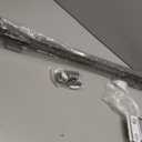 Retractable Baby Gate for Stairs, Dog Gate Indoor 55" Wide × 34" Tall Gray.