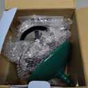 Metal Roof Bird Feeder for Outdoors - 360 Feeding Perch. Green