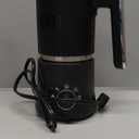 Huogary 5-in-1 Detachable Milk Frother Electric Milk Frother and Steamer Automatic Milk Foamer Frother Hot and Cold Foam Hot Chocolate Maker with Dishwasher Safe (Black)