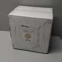 PULOTE 100PCS Ivory Plastic Plates - Cream Plastic Disposable Heavy Duty for Party & Wedding - Include 50 Each (Dinner & Dessert) Plates