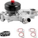 AW5104 Water Pump with Gasket Fits for 1999-2006 Silverado Tahoe Suburban, Sierra Yukon, Escalade, 4.8L 5.3L 6.0L V8 - Replaces 12569519, 19195104, 252-845, AW5087