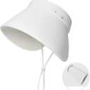 Sun Visor Hats for Women Wide Brim UPF 50+ UV Sun Protection Visor Hats Casual Adjustable Roll up Summer Beach Caps