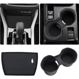 auovo Center Console Charging Mat Compatible with Subaru Forester Accessories 2025 Forester Car Custom Silicone Cup Holder Insert & Charging Protective Mat Pad