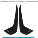 for Mazda CX50 2023-2026 Exterior Sporty Accessories, ABS Glossy Black Rear Windows Strip Sill Molding Cover Trim Protector for 2024 2025 Mazda CX 50 CX-50 Hybrid