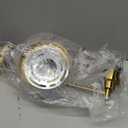 FEMILA Bathroom Vanity Light,Farmhouse Modern Vanity Lighting fixtures,Vintage Wall Lamp, Champagne Gold Finish with Clear Glass Shade,4FYC56B-3W BG