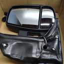 15-25 Long Arm Right Passenger Side Mirror Compatible with Ford Transit 150 250 350 350 HD 2015-2025,W/Blind Spot/Heated Glass/Manual Folding/Power Adjustment/Turn Signal Door Mirror FO1321630(6pins)