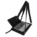 Laptop Harness - Walking Desk-Hands Free Portable Wearable Desk with Adjustable Straps for up to 16" Laptop, MacBook, Notebook- Complete with Microfiber Cloth