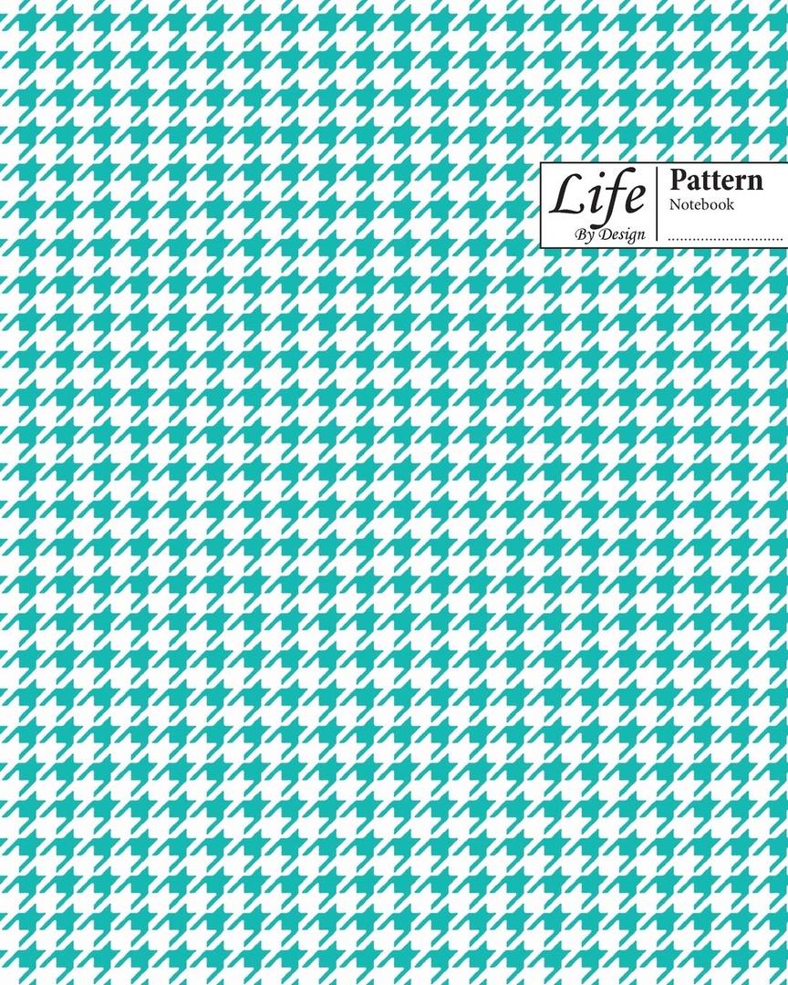 Checkered II Pattern Composition Notebook Wide Large 100 Sheet Royal Blue Cover