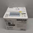 Broan-NuTone Bathroom Exhaust Fan with LED Light and Roomside Installation, Energy Star Certified, 110 CFM, Very Quiet 1.0 Sones White, AE110L