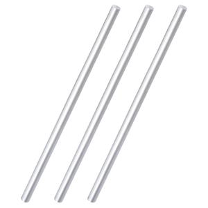 3 Pieces 1/2" Diameter Round Aluminum Rod,Long 13" 6061 Aluminum Round Bar,T6511 Solid Extruded,0.5" Diameter,for DIY Craft (1/2x13 inch, 3)