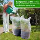 4 Pack Garden Mesh Netting for Plants 2.6x3.3ft - 3.3x4.9ft Insect Bird Netting Pest Barrier Bag with Drawstring 2 Size Fruits Tree Blueberry Bush Netting Cover Bag Protection for Vegetables Tomato