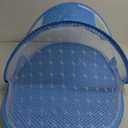 Portable Baby Mosquito Net, Folding Travel Crib Tent With Zipper Closure - Instant Pop Up Bed With Breathable Pad