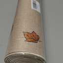 KIMODE Kitchen Rugs Non Slip Washable 17"x47"+17"x29", Fall Pumpkin Kitchen Rugs Sets of 2, Halloween Rugs for Kitchen Floor, Absorbent Kitchen Floor Mats for Sink Laundry Desk Beige Maple Leaf