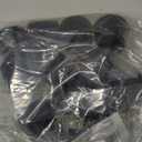 3/4" Round Rubber Chair Leg Tips Caps, Chair Leg Floor Protectors Furniture Legs Caps Non Slip Reduce Noise for Hardwood Floors (Black, 12 Pack)