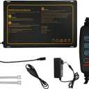 Up to 70C Smart Temperature Control Multifunctional Heating Mat 3D Printer Heater Mini Greenhouse Heater for Green Tent and 3D Printer Enclosure Keeping Warm, Filaments Drying (Heat Pad)