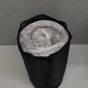 Washable Dog Bed Mat Reversible Dog Crate Pad Soft Fluffy Pet Kennel Beds Dog Sleeping Mattress for Large Jumbo Medium Small Dogs, 41 x 27 Inch, Brown