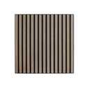 6 PCS 23.62 * 23.62 in 3D Acoustic Panels Soundproof Wood Slat(Smoked Oak)