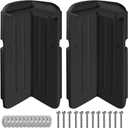 Dock Bumpers Dock Corner Bumper Fender Marine Boat Dock Bumpers for Edge Corner,Inflatable Dock Protection,Soft UV-Resistant Marine-Grade Vinyl,Stainless Steel Mounting Hardware Included,8"x16"