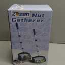 Zozen Nut Gatherer, Acorn Picker Upper, Pecan Picker Upper - Side Opening Dump, Apply to Acorns, Pecans, Buckeyes, Hickory Nuts, Nerf Balls, Golf Balls, Objects Size 3/8'' to 1''; 1 Gallon (Blue)