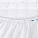 Twin Mattress Pad Cover Air Mattress Topper, Pillow Top Twin Size Quilted Fitted Mattress Protector for Kids, Super Soft Breathable and Noiseless Down Alternative Fiber (15-23'' Deep Pocket)