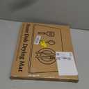 Quick Dry Stone Drying Mat for Kitchen Counter, Water-Absorbent Diatomaceous Dish Drying Mats, Multi-Purpose Stone Drying Tray for Cups Dishes Bottles