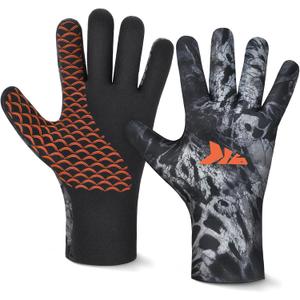 KastKing IceRiver Fishing Gloves – 100% Waterproof Cold Winter Weather Fishing Gloves – for Men and Women – Ideal for Ice Fishing, Winter Fishing, Outdoor Winter Sports, Large