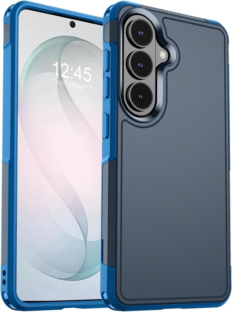zapica Designed for Samsung Galaxy S26 Plus Case, Deep Blue