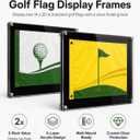 2-Pack 16x22 Clear Acrylic Golf Flag Frames for 14x20 Flags