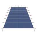 18 x 34 FT Inground Pool Safety Cover,Fits 16 x 32 FT Rectangular Underground Swimming Pools, Mesh Winter Pool Cover, Installation Hardware Included