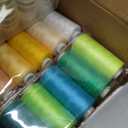 Eoehro 72pcs Sewing Thread Kit, 36 Colors, 400 Yards per Spool Polyester Thread, Prewound Bobbins, Sewing Machine Threads