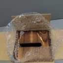 Large Cable Management Box, Burnt Wood Cord Organizer Box for Desk, Floor, Office to Hide Extension Cords Power Stripes Surge Protectors Chargers Wires