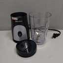 Mueller Smoothie Blender for Smoothies - Personal Blender for Shakes, Frozen Drinks, Baby Food & More, 15oz Travel Cup and Lid, Durable Stainless Steel Blades for Powerful Blending Performance, Black