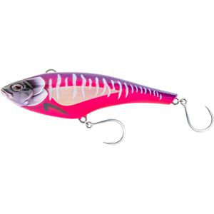 Madmacs 200mm High Speed Sinking 8" Trolling Lure for Bluefin Tuna Yellowfin Wahoo and Mahi Mahi (Hot Pink Mackerel)