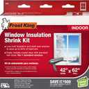 Frost King V73H SHRINK FILM WINDOW KIT, 1-Pack, Clear, Transparent