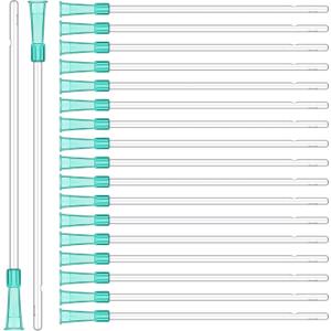 TrelaCo Long PVC Replacement Tubings Supplies Tubes Kit Disposable Cleaning Nozzle Clear Replacements Tube Hose Smooth Insert Catheters with Flexible Rounded End for Women Men(50 Pieces,14fr)
