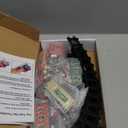 XINGYING Electric Christmas Train Set w/Lights and Sounds, Kids Train for Christmas Tree with 3 Cars & 10 Train Tracks, Toddler Model Train for 3 4 5 6 7 8+ Years Old Boys Christmas Train Toys Gifts