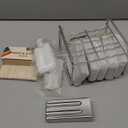 Stainless Steel Popsicle Molds, Set of 6 Ice Cream Maker, Ice Pop Molds With Holder, Metal Reusable Homemade Popsicle Molds with Sticks and Bags (Flat Head, with Slot)