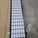 Roundhill Furniture Oriental Shoji 4 Panel Screen Room Divider, Black