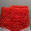 Amearea Premium Soft Fluffy Rug Modern Shag Carpet, 5.3x7.5 Feet, Fuzzy Plush Rugs for Living Room Bedroom Kids Room Home Decor, Nursery Non Slip Indoor Shaggy Carpets, Red