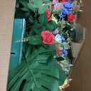 ALL SPECIAL Artificial Flower for Grave Gravestone Decorations, 3 Pack Gravesite Flowers, Cemetery Graveside Bouquets Roses, Tombstone Headstone Saddle Florals Never Be Blown Away (Colorful)