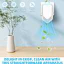 6Pcs Air Ionizer Plug In Air Purifier with Negative Ion Generator,2026 Air Ionizers for Home&Dust Mites,Quiet Mini Air Freshener for Home,Office,Basement,Air Purifiers for Odor,Dust,Smoke,Pets Smell