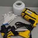 Paint Sprayer, 850W HVLP Spray Gun with 1400ml Detachable Container, Electric Paint Sprayers with 4 Nozzles & 2 Patterns - Portable Spray Guns Perfect for Fences, Sheds, Walls, Garden (Yellow)