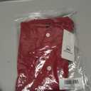 Men's Henley Shirts Short Sleeve Button T-Shirts Casual Summer Classic Pocket Tee Top (Red, M)