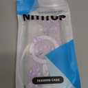 NITITOP Compatible with iPhone 16 Case Clear Magnetic Compatible with MagSafe Cute Flowers Floral Leaves for Women Girls Hard PC Back Shockproof Protective Phone Cover - Purple