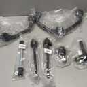 Front Upper Control Arms Suspension Kit Fit for Ford Ranger RWD 1998-2011, Fit for Mazda B2300 B2500 B3000 B4000, with Ball Joints 10 pcs (1-Piece Design with Coil Spring Only)